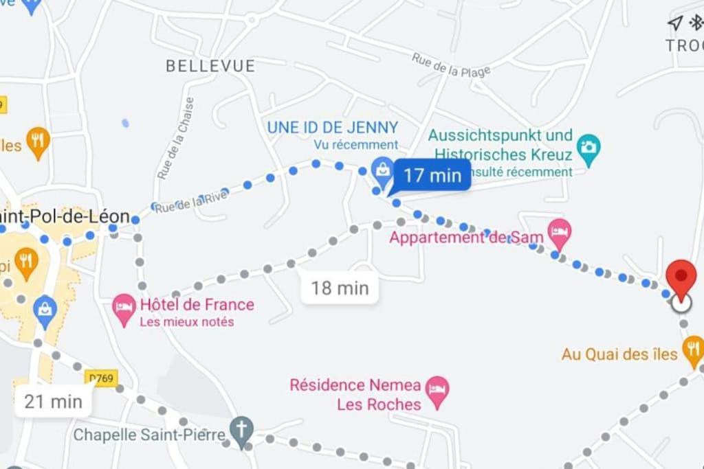 Au Calme En Ville, A 2km De La Appartement Saint-Pol-de-Léon
